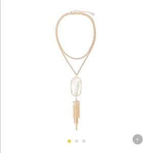 Kendra Scott Rayne rose gold/mother of pearl